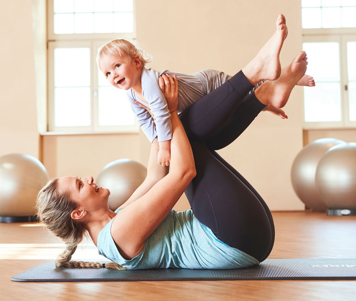 Parent and Baby yoga
